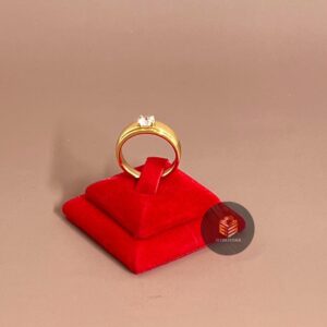 กิ๊ฟแหวนเฉียง สีแดง